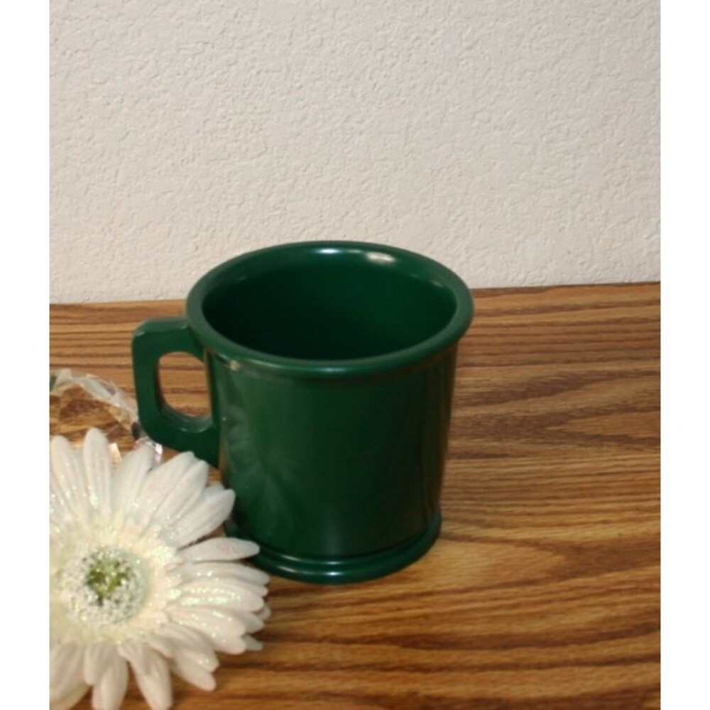 Marvy Rubber Shaving Mug Green Barber Shop Wet Shave Cup Grooming Tool